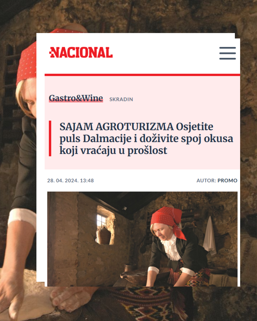 O 13. Sajmu agroturizma ŠKŽ svoje dojmove prenosi i ugledni Nacional