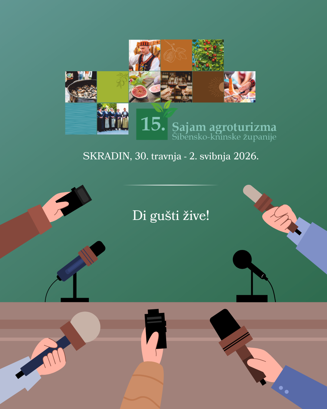 U srijedu 22. travnja konferencija za medije povodom održavanja 15. Sajma